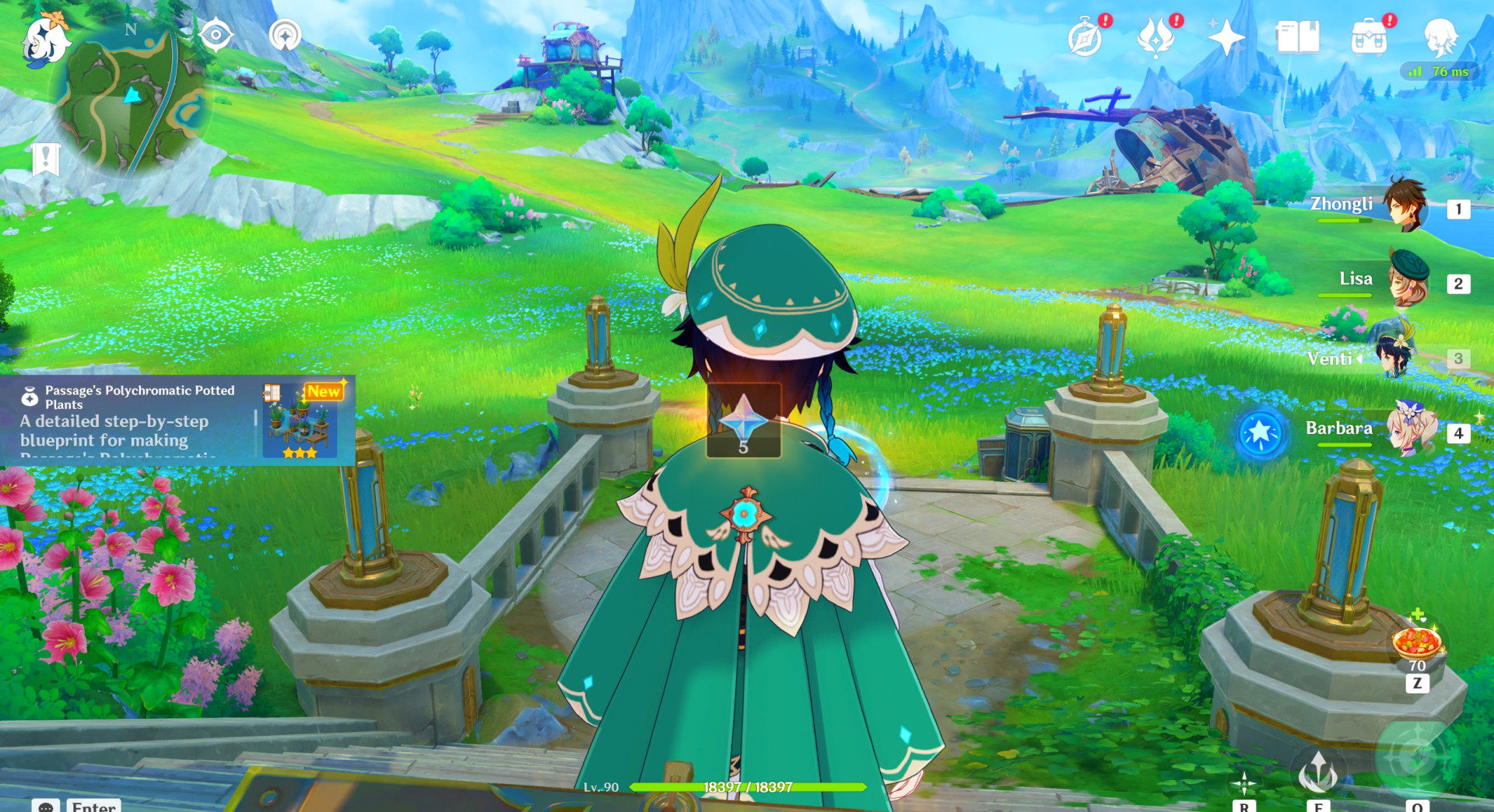 Genshin Impact Passage's Polychromatic Potted Plants How To Craft