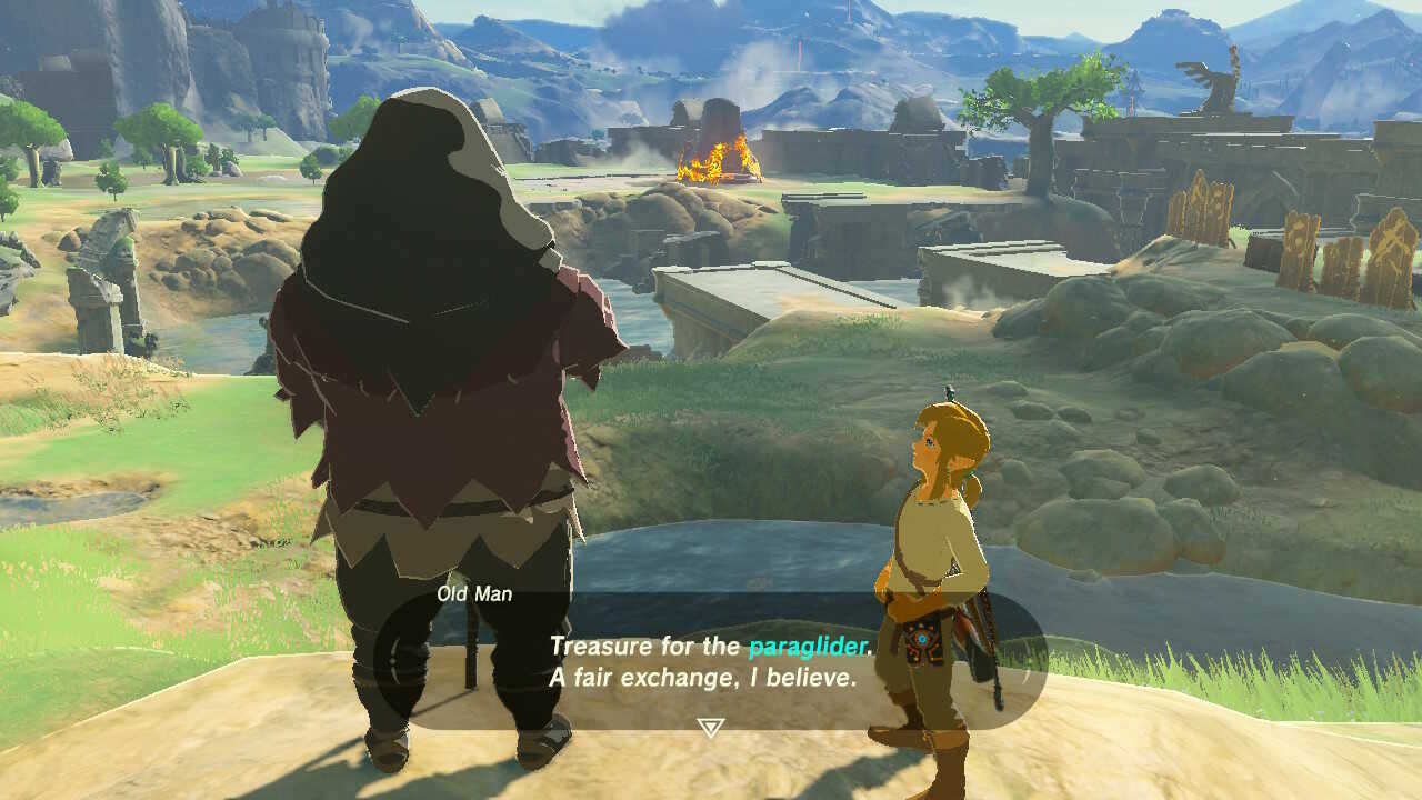 BotW Paraglider Guide How To Unlock & Use Zelda Breath Of The