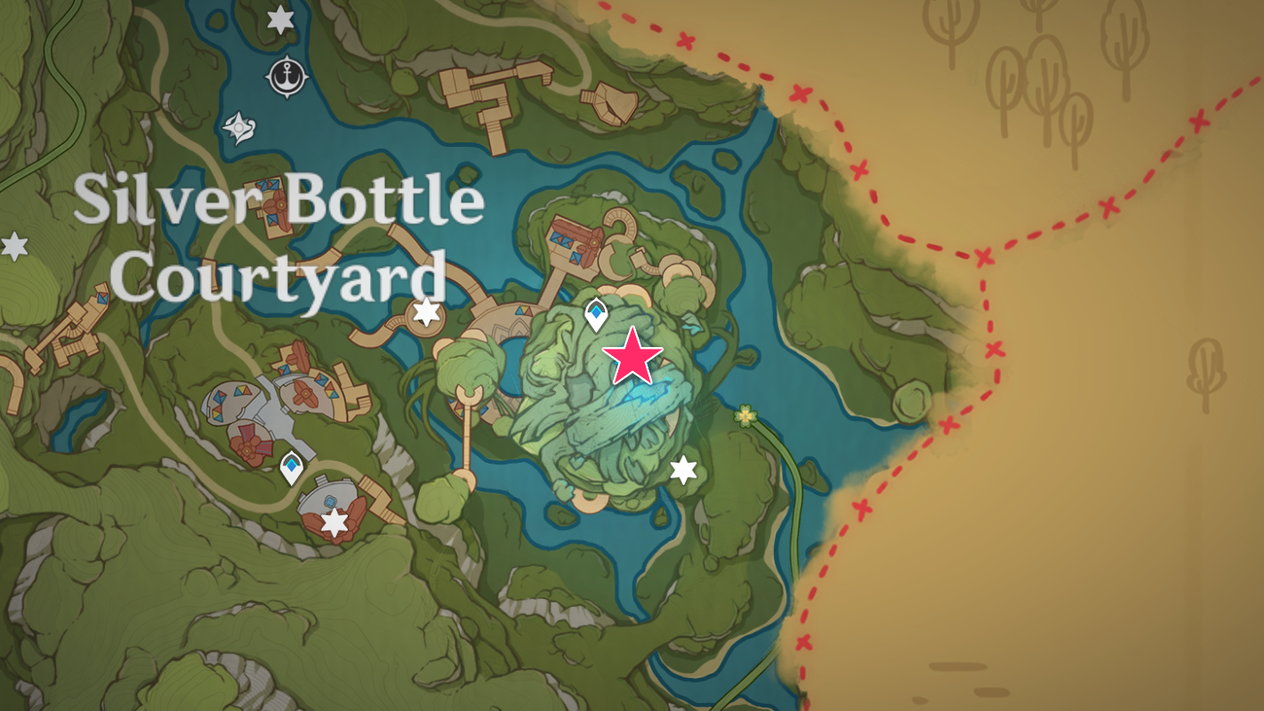 Genshin Luxurious Chest At Veluriyam Mirage Map Guide GameWith