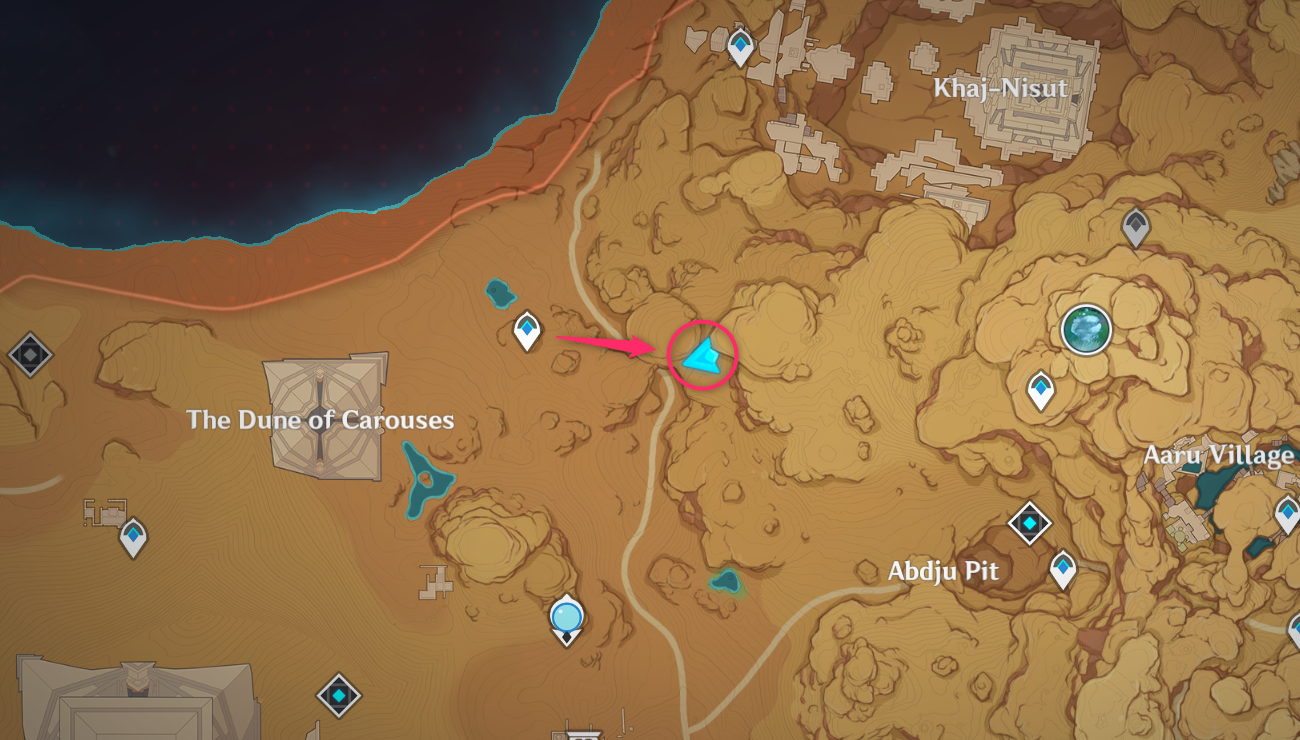 Genshin impact hidden chest at a house in land of lower setekh how