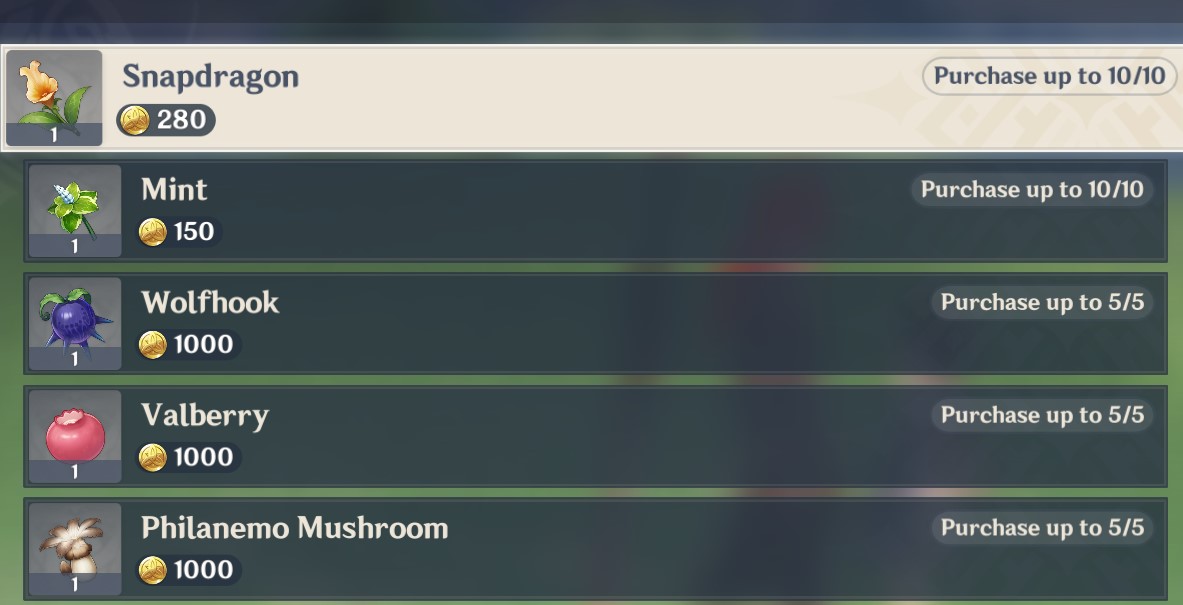 Genshin Snapdragon Location & How to Get GameWith