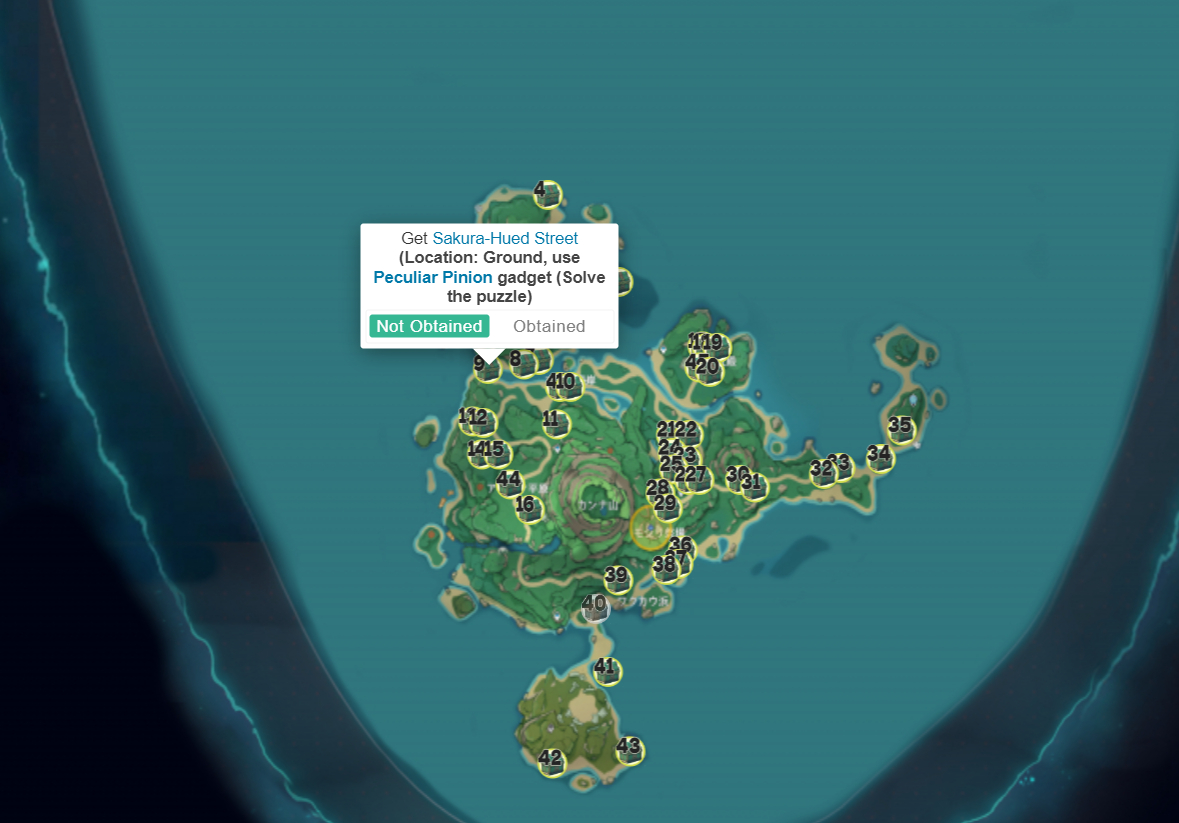 Genshin SakuraHued Street How To Craft & Blueprint Location GameWith