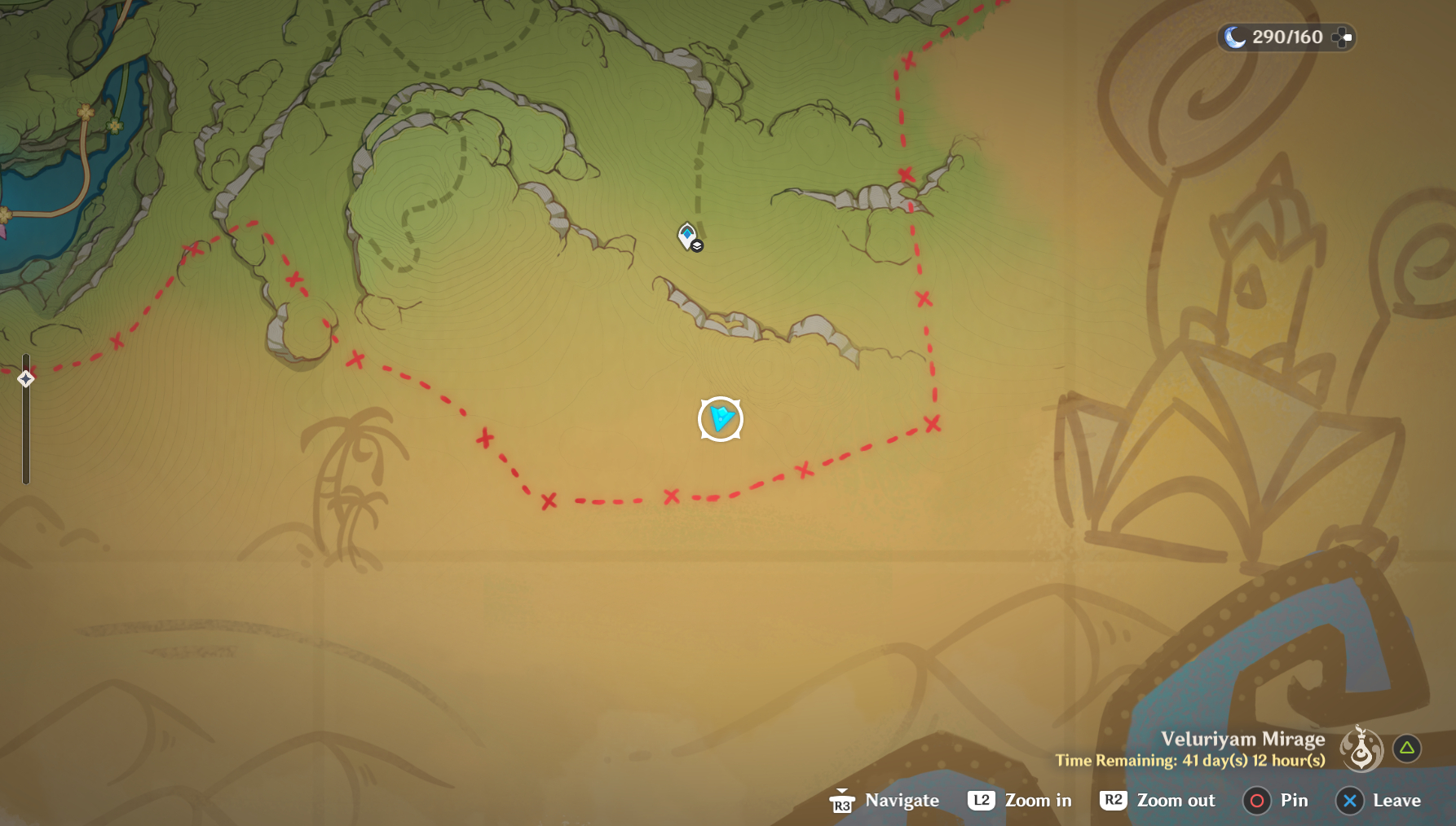 Genshin Luxurious Chest At Veluriyam Mirage Map Guide GameWith