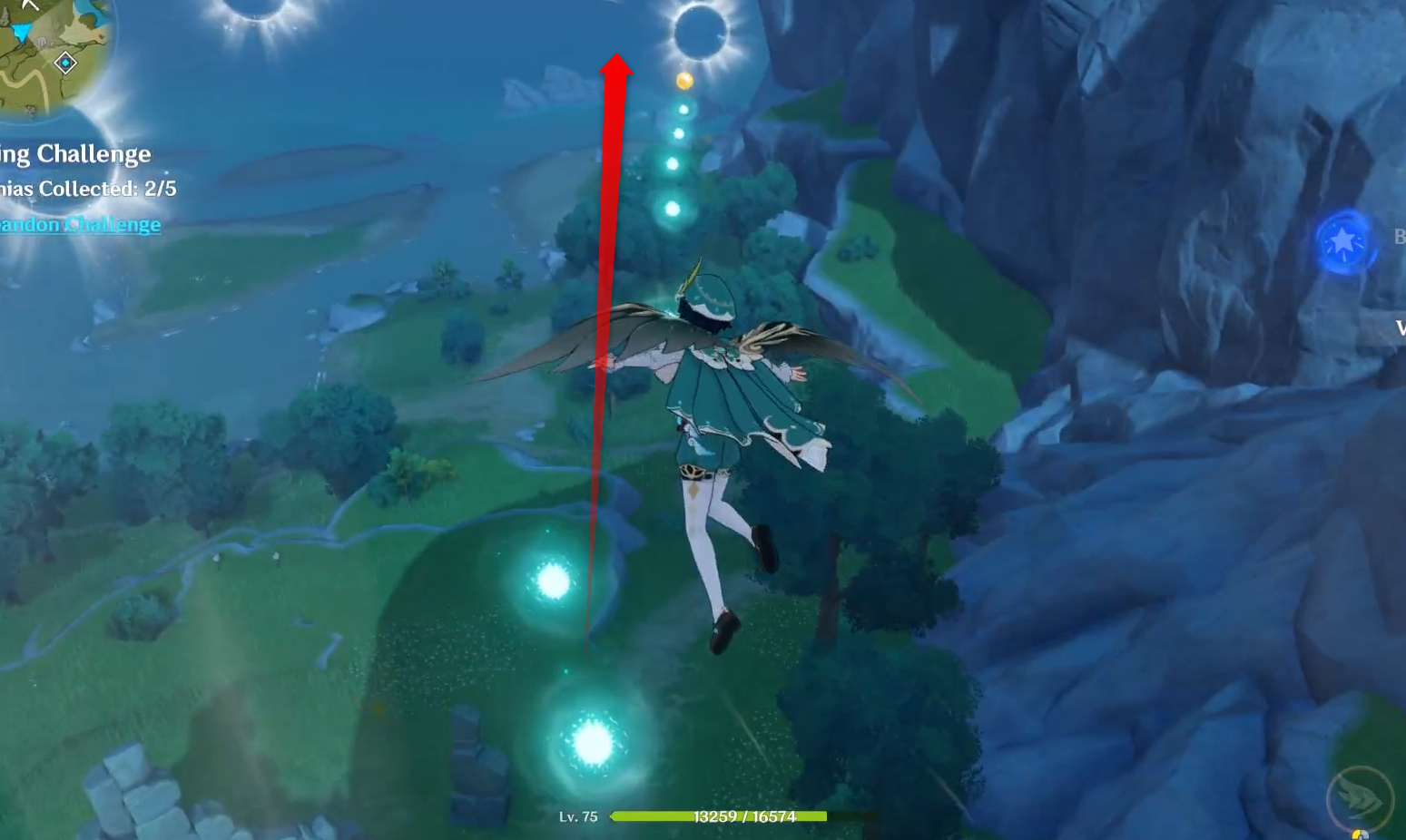 Genshin Impact Gliding Challenge Event Locations & Rewards GameWith