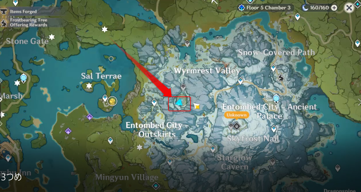 Genshin Impact Thaw All The Shards Out All In The Mountain Shard