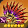 Brilliant Twilight Feather Fan