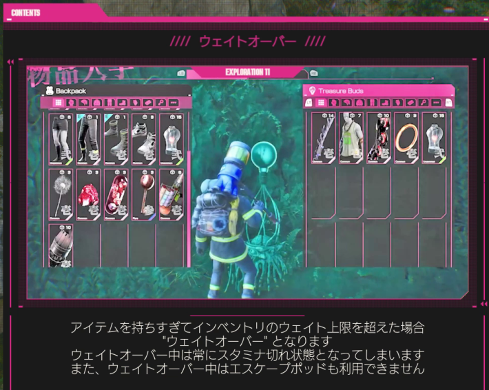 Image of item Weight and points to note about exceeding the Weight limit