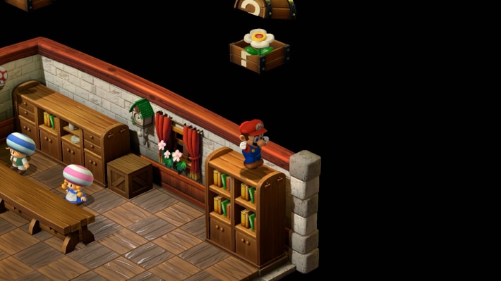 Enter through the chimney