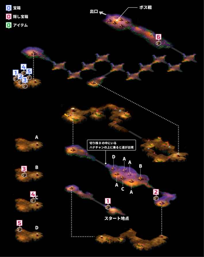 Wiggler's Forest Map