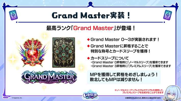 Grand Master Rewards